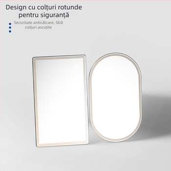 Oglindă cosmetică auto – Runner (montaj cu adeziv, potrivire universală, stil minimalist)