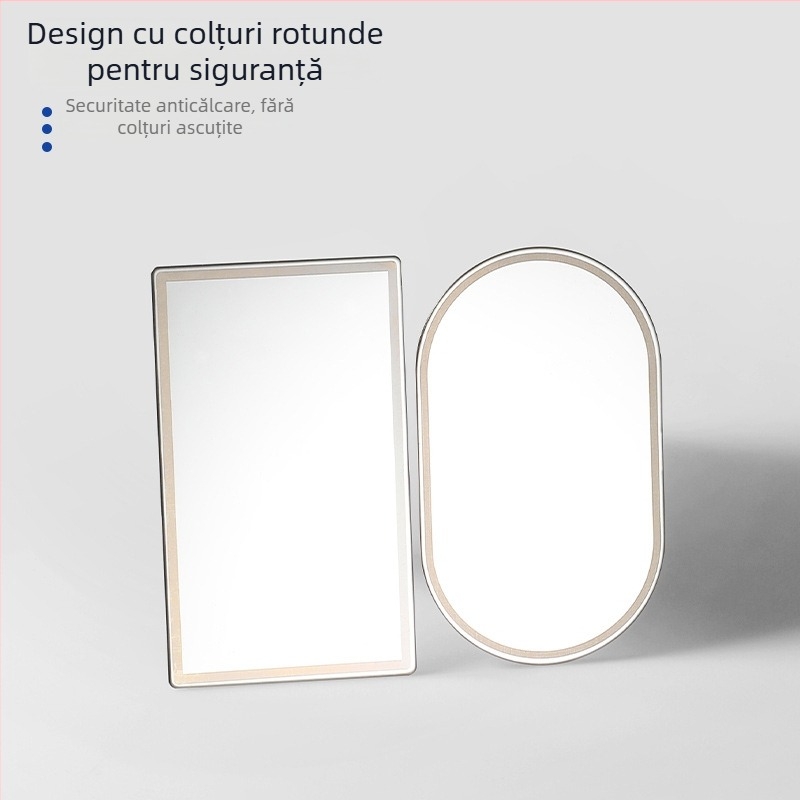 Oglindă cosmetică auto – Runner (montaj cu adeziv, potrivire universală, stil minimalist)