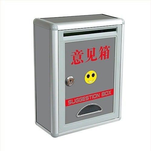 Cutie de opinii din metal Huilong pentru birou