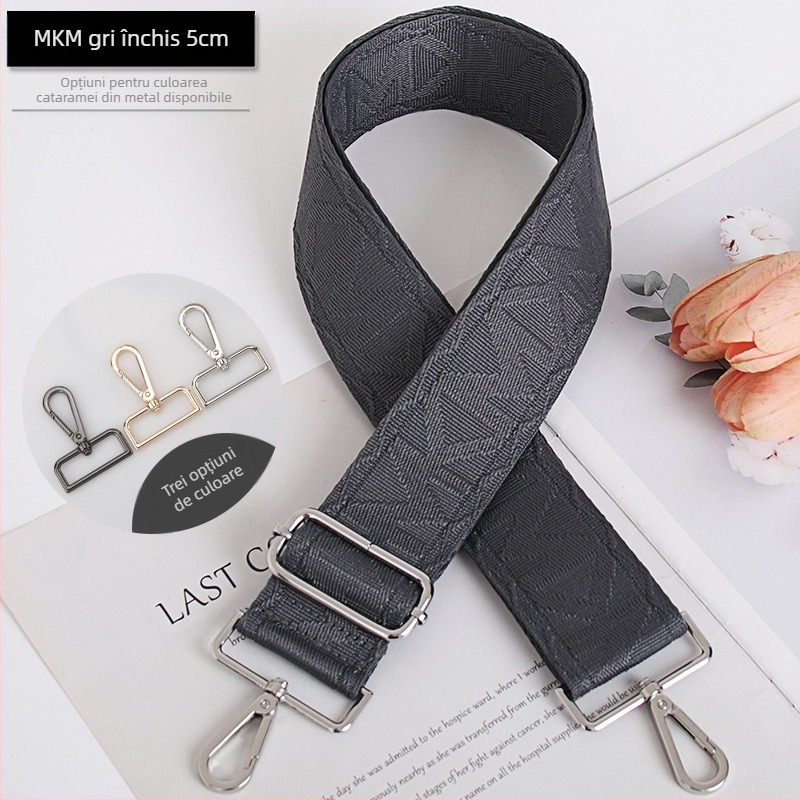 Xinhao Curea de geantă din poliester Jacquard, universală pentru crossbody/pe umăr (accesoriu de înlocuire)