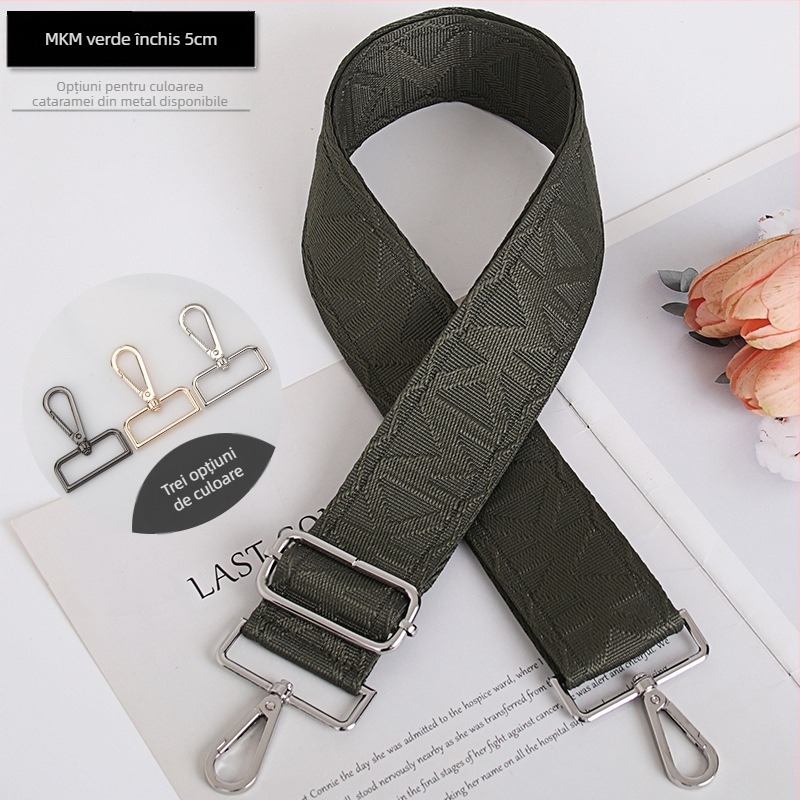 Xinhao Curea de geantă din poliester Jacquard, universală pentru crossbody/pe umăr (accesoriu de înlocuire)