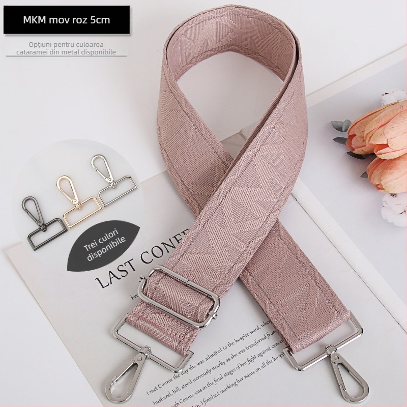 Xinhao Curea de geantă din poliester Jacquard, universală pentru crossbody/pe umăr (accesoriu de înlocuire)