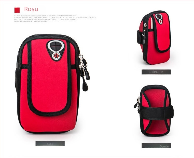 Shi Xin geantă de braț unisex pentru alergare în aer liber - impermeabilă, ultraușoară, respirabilă, anti-furt