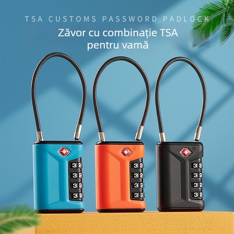 Lacăt mecanic pentru bagaje și dulapuri, model 22029, brand Simply, corp metalic, grosime tijă încuietor 3 mm, pentru genți, rucsacuri și dulapuri de depozitare de călătorie