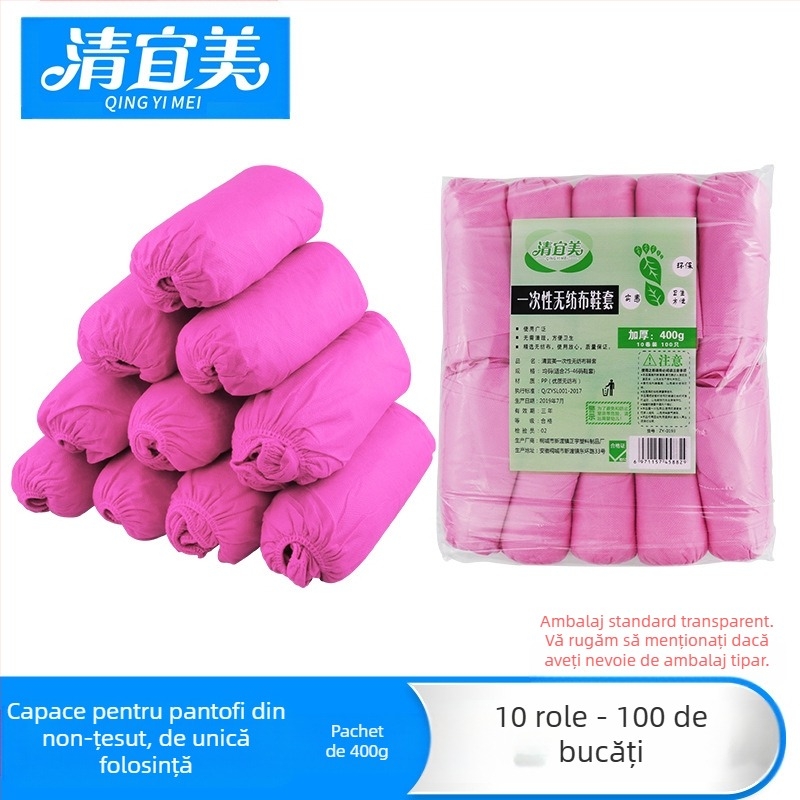 Protecție pentru încălțăminte din material nețesut, îngroșată, antiderapant, rezistent la uzură, degradabilă