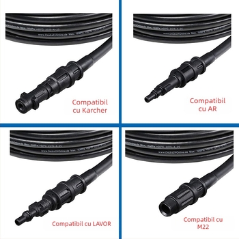 Furtun de curățare a canalizării pentru curățare la presiune înaltă — brand TUTU; material: țeavă de canalizare; greutate: 0.86