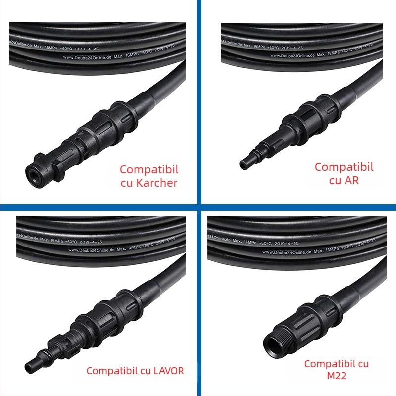 Furtun de curățare a canalizării pentru curățare la presiune înaltă — brand TUTU; material: țeavă de canalizare; greutate: 0.86