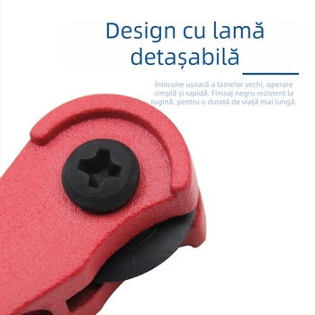 Record Work tăietor reglabil pentru țevi metalice – pentru țevi din cupru și aluminiu, potrivit pentru conducte de apă și HVAC