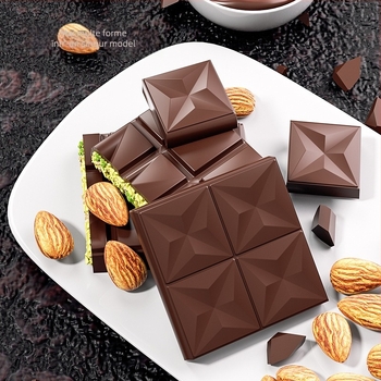 Forma de ciocolată Yonghao – dreptunghiulară, silicon alimentar, 87 g, pentru coacere