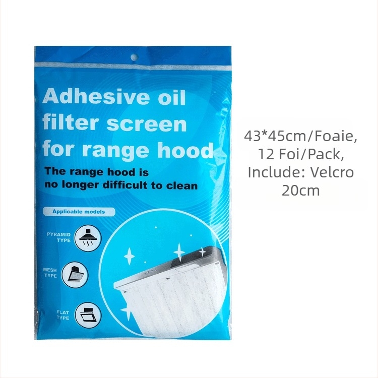 Hârtie absorbantă de ulei pentru hotă – de unică folosinţă, segmentată, îngroşată, din ţesătură nețesută (Yiwu)