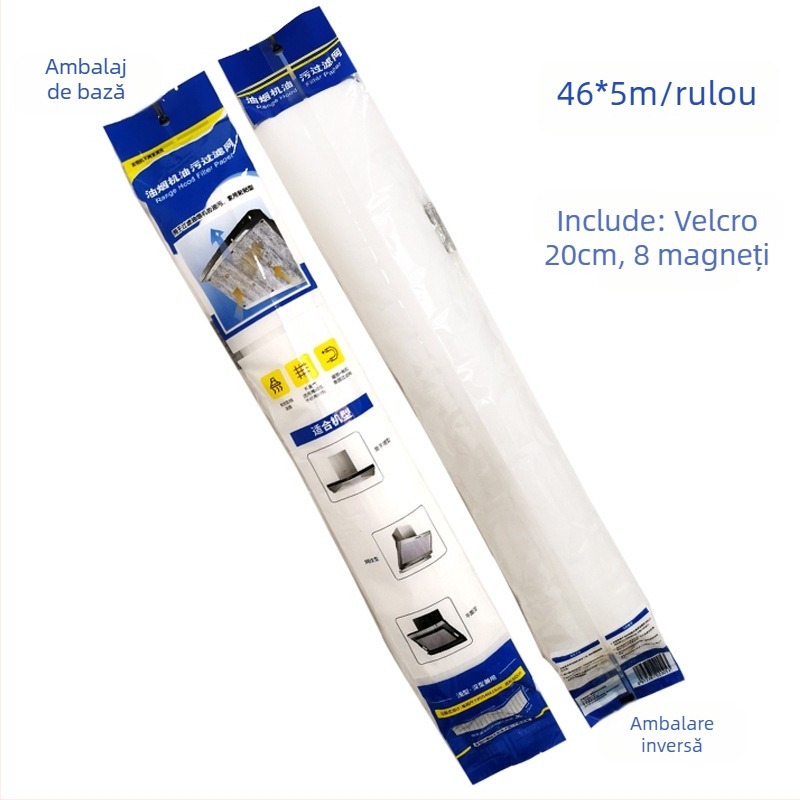 Hârtie absorbantă de ulei pentru hotă – de unică folosinţă, segmentată, îngroşată, din ţesătură nețesută (Yiwu)