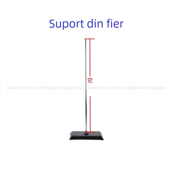 Masă de titrare cu blat de marmură pe cadru din fier, model O placă, O tijă, producător zt