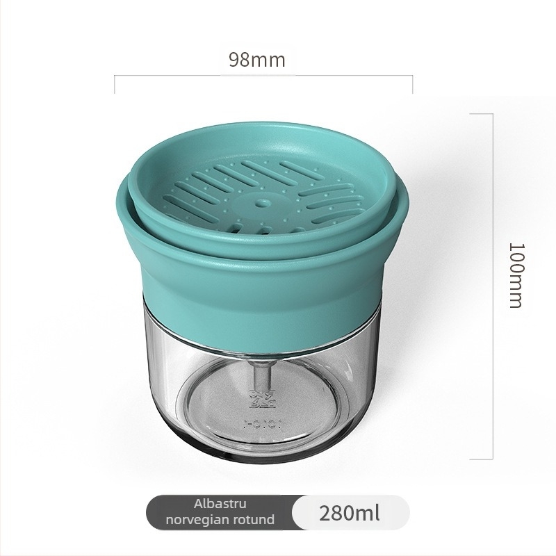 Dozator de săpun pentru vase din sticlă, cu apăsare manuală, stil modern minimalist