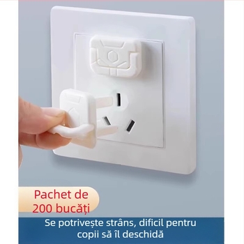 Capac de siguranță pentru prize - protecție împotriva electrocutării, pentru copii; marcă generică