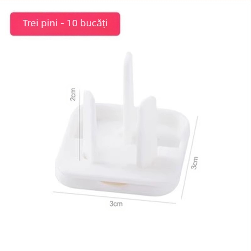 Capac de siguranță pentru prize - protecție împotriva electrocutării, pentru copii; marcă generică