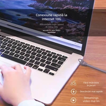 QS5070 Cat7 Shielded RJ-45 Jumper de rețea, Choseal/Akihabara, 10Gbps, cupru fără oxigen, Ø6.8 mm