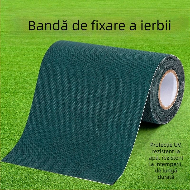 Bandă pentru gazon pentru șuvițe de iarbă artificială, țesătură nețesută, sistem de adeziv polipropilenă, seria Lawn Tape, nucleu din carton, vâscozitate mare