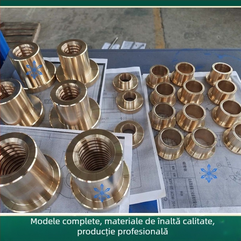 Piuliță cu față flanșată pentru șurub cu filet trapezoidal, din cupru MTSPFR/MTSPFL/MTSPNR