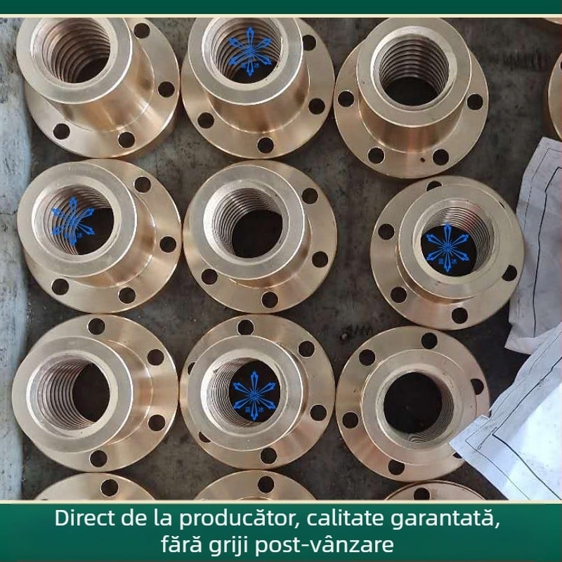 Piuliță cu față flanșată pentru șurub cu filet trapezoidal, din cupru MTSPFR/MTSPFL/MTSPNR