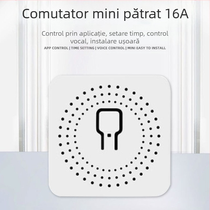 Graffiti WiFi întrerupător dimmer cu temporizator, control vocal – carcasă ABS