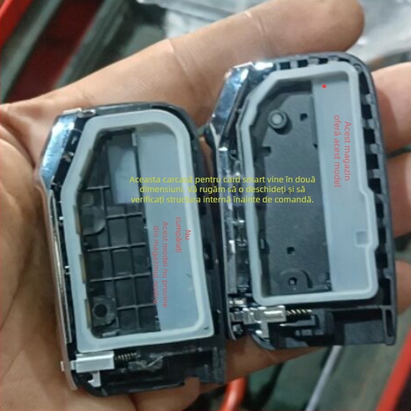 Carcasă pentru cheie card Kia, compatibilă cu modelele 18/19 și telecomanda K3 20