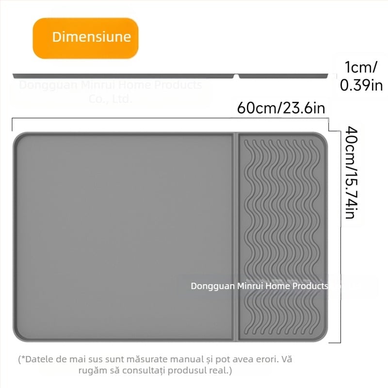 Mașină portabilă de făcut cuburi de gheață pentru blat, cu covoraș de silicon antiderapant, operare manuală