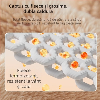 Mănuși de schi calde, din fibre de poliester, căptușite cu fleece, groase, pentru sporturi de iarnă în aer liber și ciclism, protecție a palmei