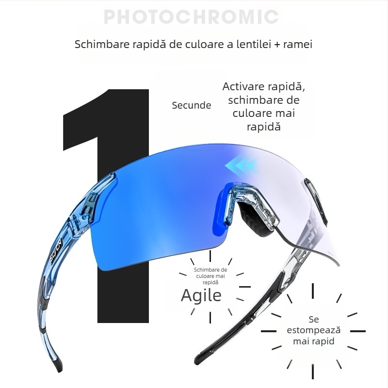 SCVCN Ochelari de ciclism, ramă TR90, antivânt, compatibili cu ochelari de corecție