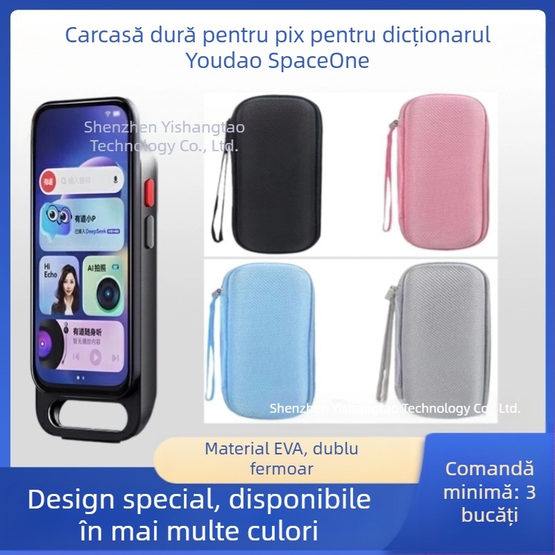 Cutie portabilă de depozitare Youdao Space One – material EVA+Oxford; Model: Youdao dictionary pen spaceone; Procesare: transfer termic; Ambalare: ambalaj pentru produse electronice 3C