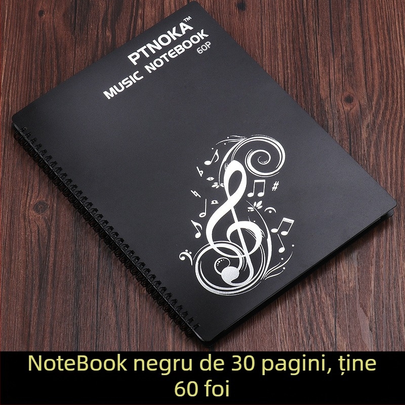 Clip pentru partituri, material PP, model 60p, pentru instrumente de pian, clemă de modificare a spectrului
