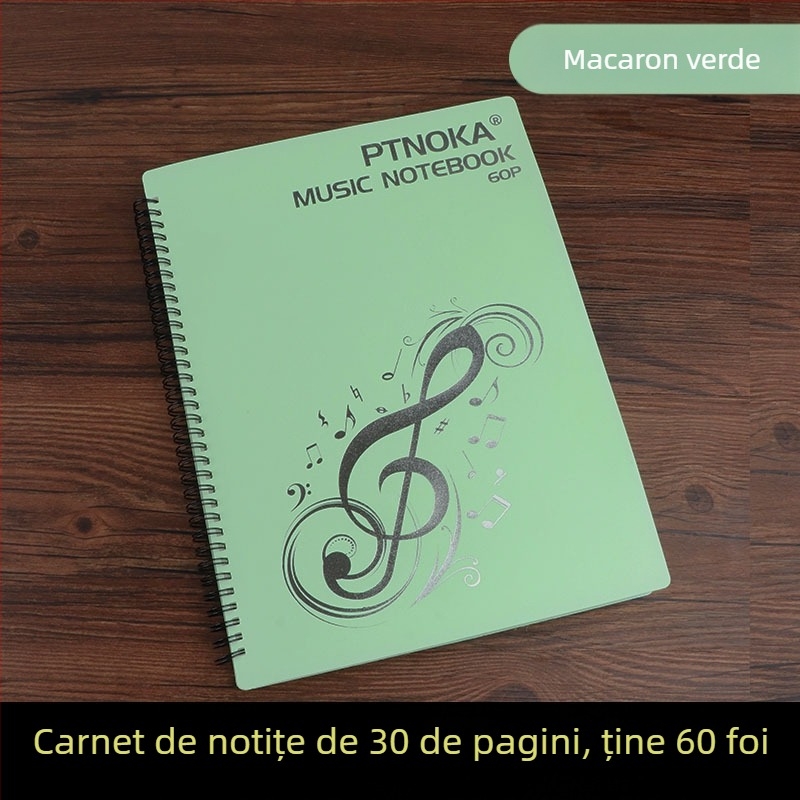 Clip pentru partituri, material PP, model 60p, pentru instrumente de pian, clemă de modificare a spectrului