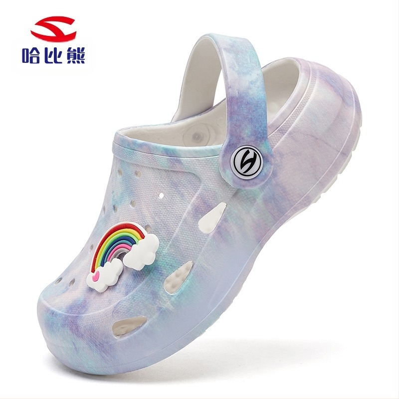 Hobby Bear Pantofi de plajă pentru copii - unisex, EVA, cu vârf închis și găuri, pentru copii 1–6 ani