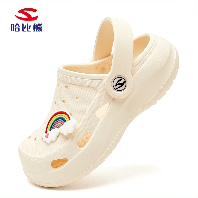 Hobby Bear Pantofi de plajă pentru copii - unisex, EVA, cu vârf închis și găuri, pentru copii 1–6 ani