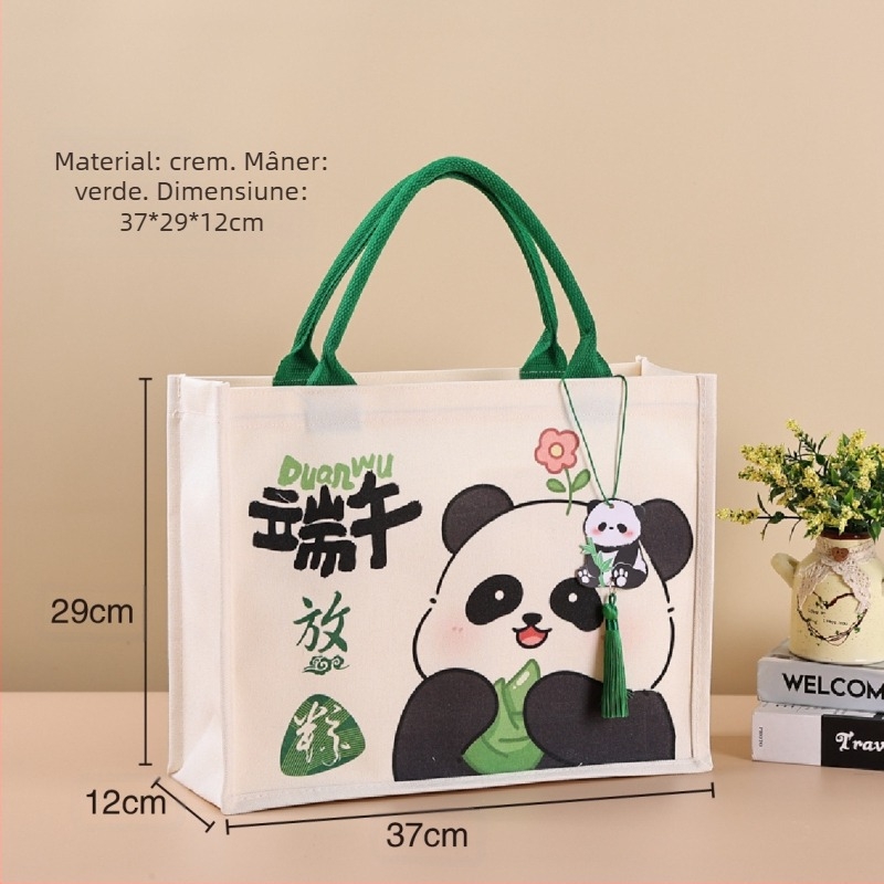 Geantă de ambalare cadouri din canvas laminat; Material ecologic poliester-bumbac; Imprimare logo disponibilă; Metode de imprimare: serigrafie, imprimare pe mașină, digitală, transfer termic; Distribuție en-gros + personalizabil