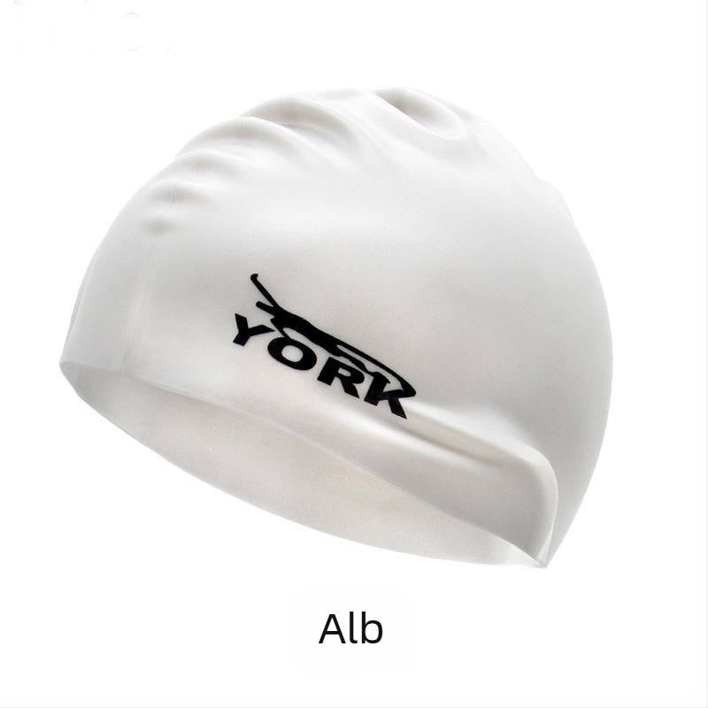 Șapcă de înot din silicon - impermeabilă, confortabilă, cu elasticitate înaltă, unisex, pentru adulți, pentru piscină (Material: silicon; Model: solid; Potrivit pentru: adulți; Scenariu: piscină)