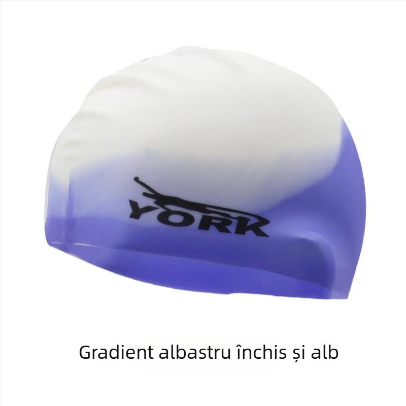 Șapcă de înot din silicon - impermeabilă, confortabilă, cu elasticitate înaltă, unisex, pentru adulți, pentru piscină (Material: silicon; Model: solid; Potrivit pentru: adulți; Scenariu: piscină)