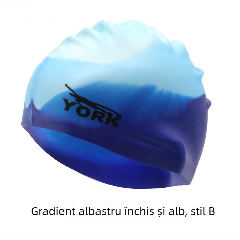 Șapcă de înot din silicon - impermeabilă, confortabilă, cu elasticitate înaltă, unisex, pentru adulți, pentru piscină (Material: silicon; Model: solid; Potrivit pentru: adulți; Scenariu: piscină)