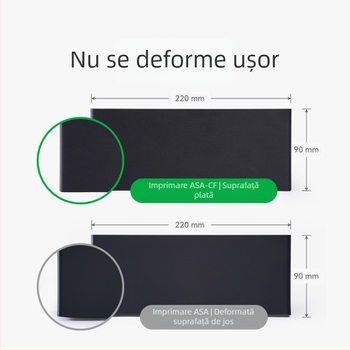 Filament de imprimare 3D ASA-CF din fibră de carbon - înaltă rezistență, rigiditate, durabil în exterior, rezistent la deformare