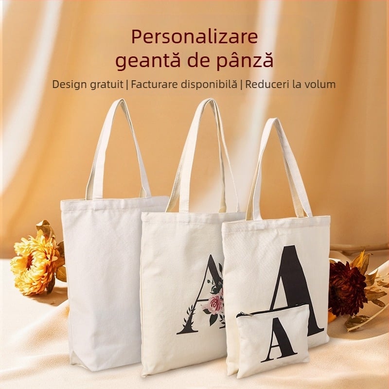 Geantă din pânză personalizabilă cu design publicitar pictat manual; imprimare logo disponibilă; stil: geantă de mână/rucsac; origine: Wenzhou, Zhejiang