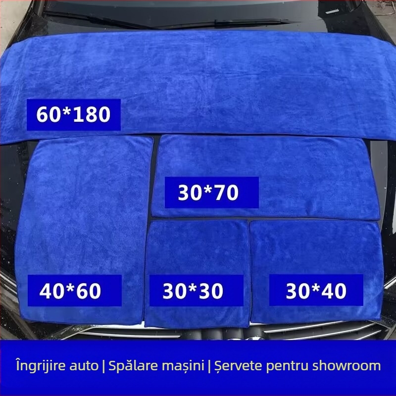Prosop pentru spălat mașina, fibră ultra-fină, 600 g, absorbție de apă, prosop interior multifuncțional