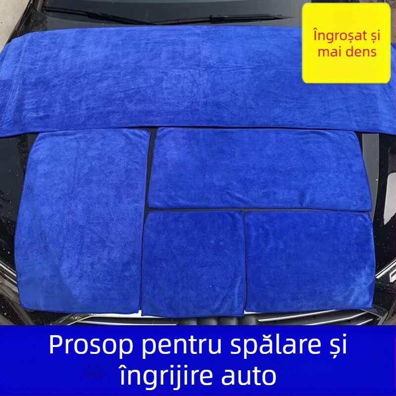 Prosop pentru spălat mașina, fibră ultra-fină, 600 g, absorbție de apă, prosop interior multifuncțional
