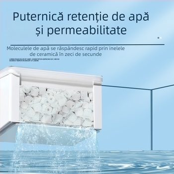 Medii de filtrare pentru acvariu: inel ceramic și inel de sticlă pentru filtrare biochimică, 500 g