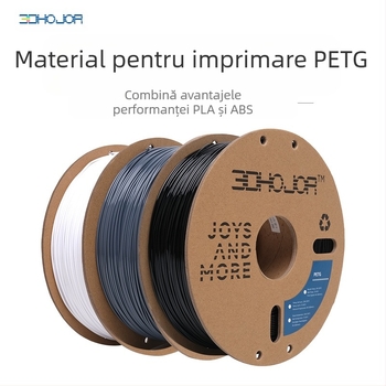 Filament PETG pentru imprimantă 3D - transparență ridicată, rezistență ridicată, 1 kg, material FDM