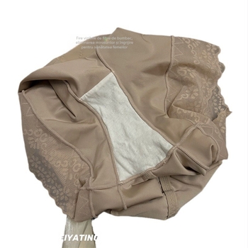 Lenjerie modelatoare pentru femei, talie înaltă, din nailon – modelare talie, respirabilă, căptușeală antibacteriană în zona inghinală