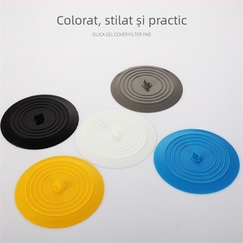 Capac rotund din silicon pentru podea, anti miros, pentru baie și bucătărie | stil modern minimalist