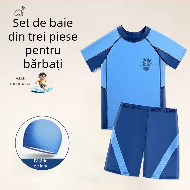 Haitiya set de baie pentru copii, uscare rapidă, două părți; 88% poliester + 12% elastan; căptușeală 95% poliester + 5% elastan; model Korean style; vârsta 3-16