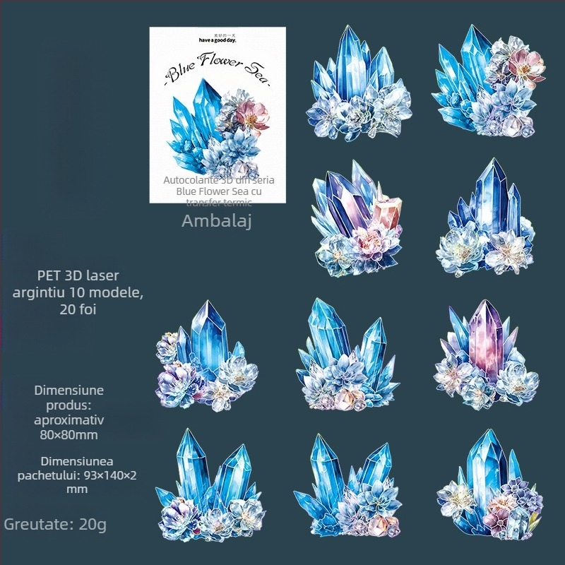 Stickere Planner de la A Beautiful Day, autocolante cu adeziv, stil Nordic, tipărite