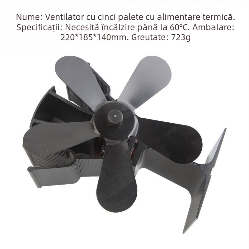 Beizhi Ventilator pentru șemineu cu pornire automată și monitorizare a temperaturii