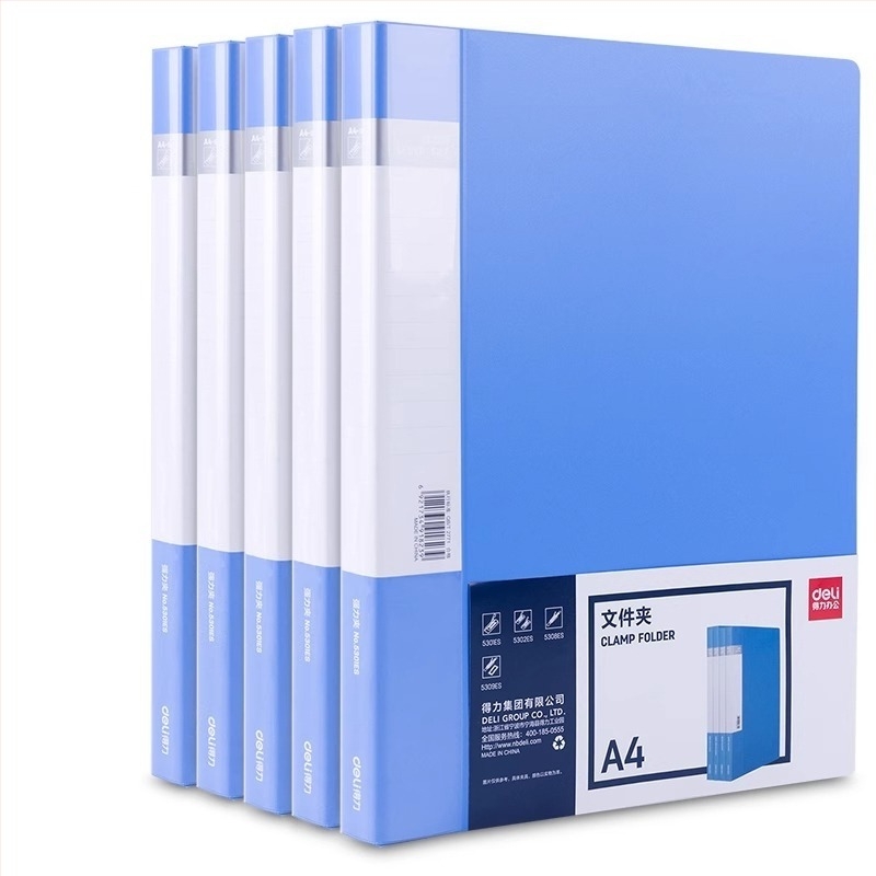 Deli 5301 Clip din plastic, cu prindere puternică, grosime placă 0.7 mm, lățime spate 18 mm