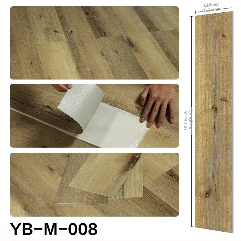Podea autoadezivă din PVC (LVT) – model lemn, imitare lemn, grosime 1,5 mm, rezistență la uzură mărită, stil modern minimalist